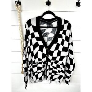 Pre-Loved Sanctuary Cityscape v-neck Cardigan sz SML